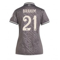 Camiseta Real Madrid Brahim Diaz #21 Tercera Equipación para mujer 2024-25 manga corta